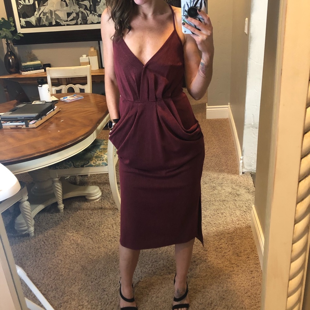 Tank bcbg dress with pockets